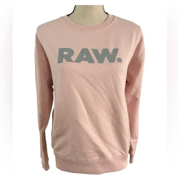 NWT G-Star Premium Core Crewneck in Pink - Picture 2 of 7